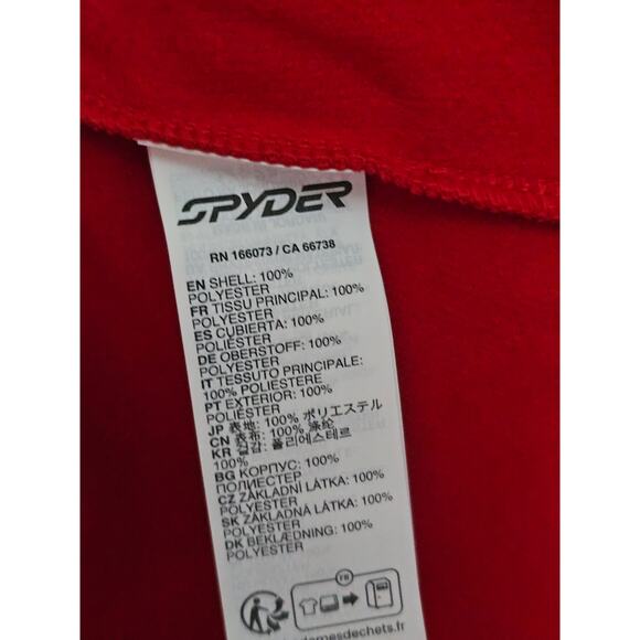 Spyder Charger 1/2 Zip Base Layer Top Womens NEW Red Pullover Size Small (805) - Picture 5 of 5